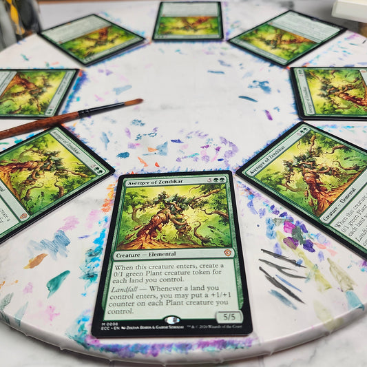 Avenger of Zendikar Extended Art Alter - Weekend Wheel No.3