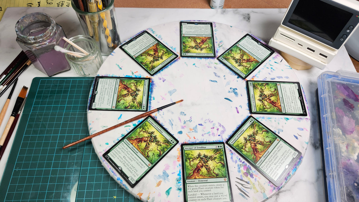 Avenger of Zendikar Extended Art Alter - Weekend Wheel No.3