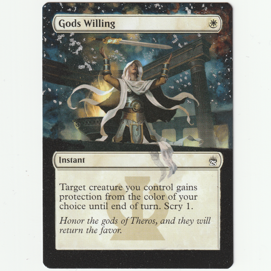 Gods Willing Extended Art Alter Featuring Real Silver Leaf